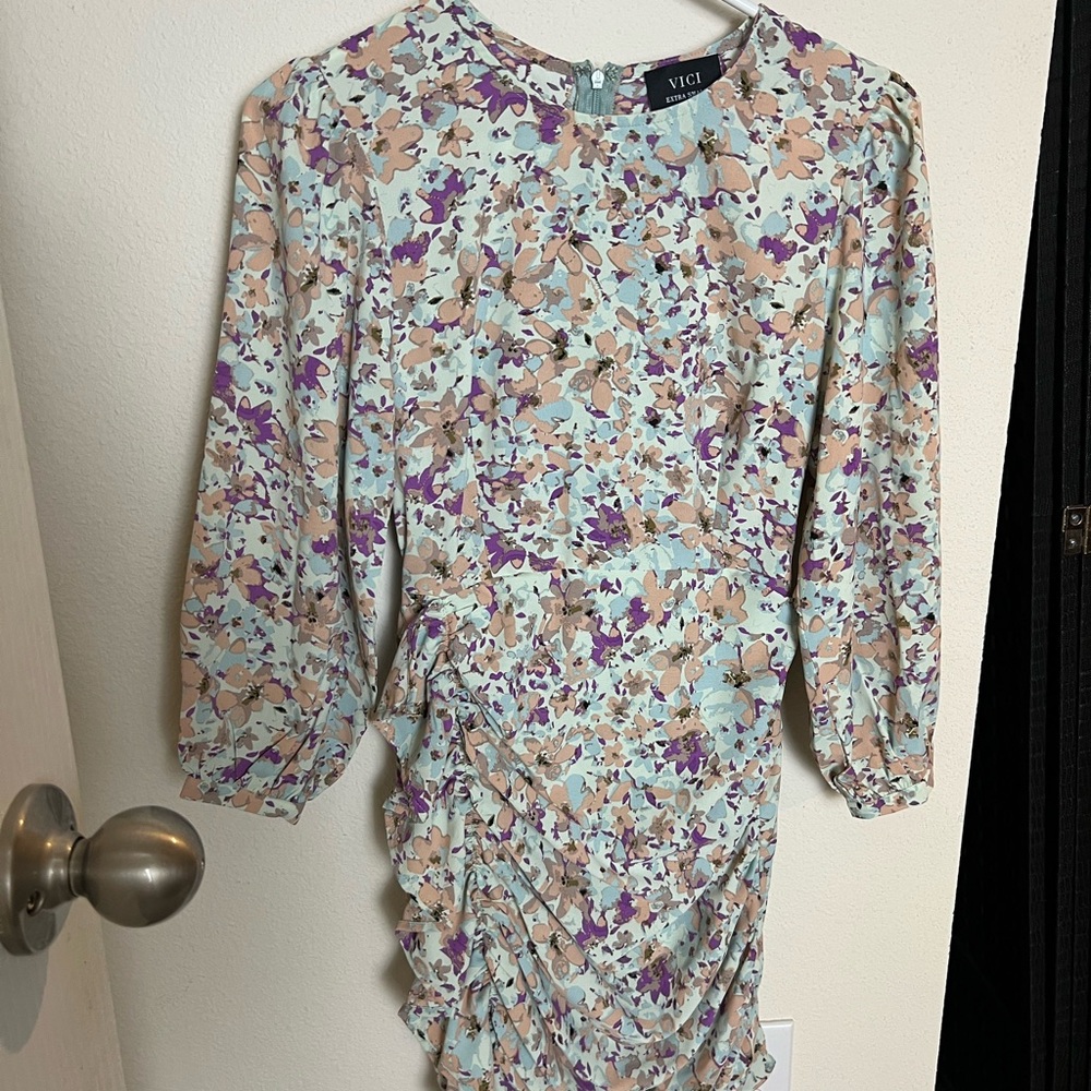 Vici Pastel Floral Dress